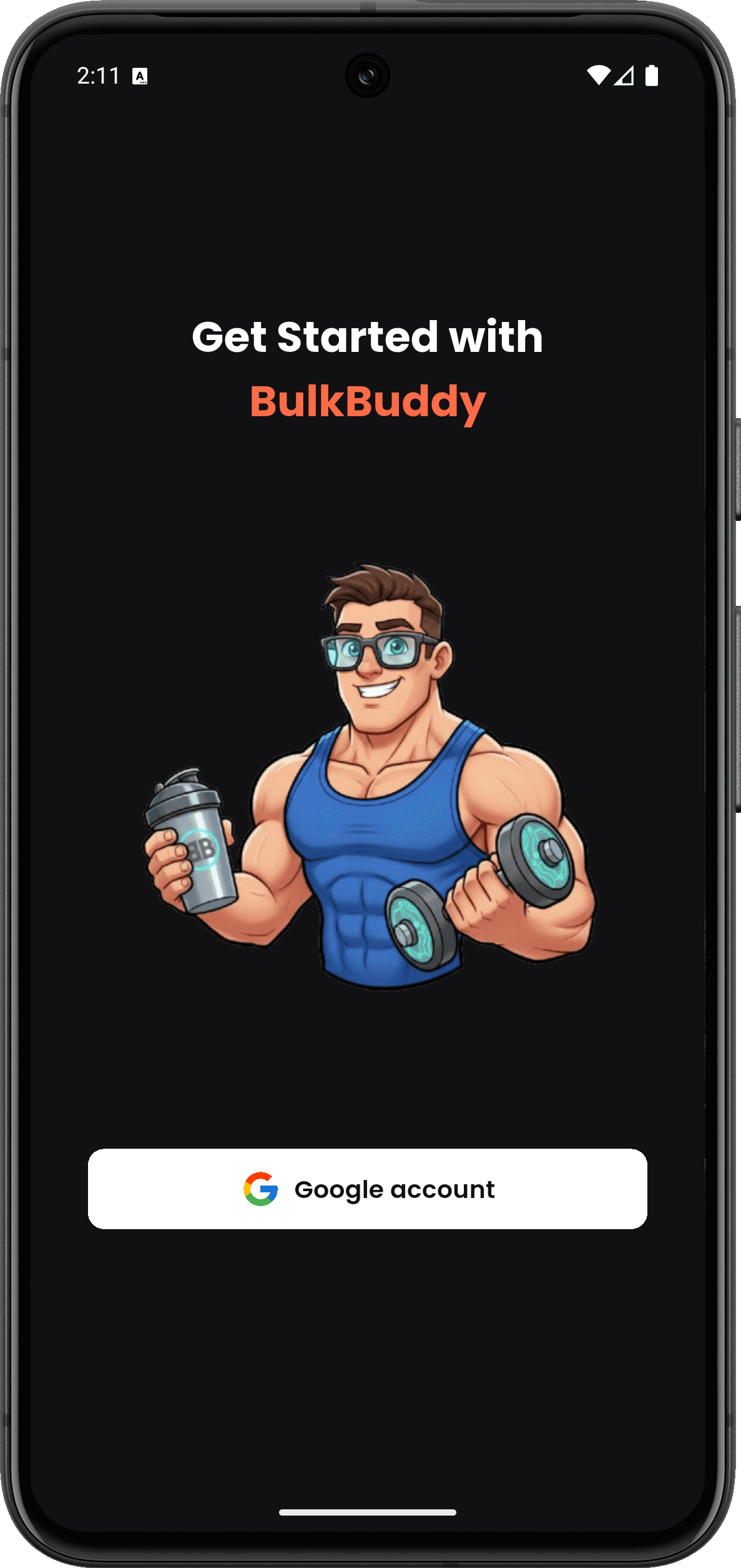 BulkBuddy Home Dashboard Screen